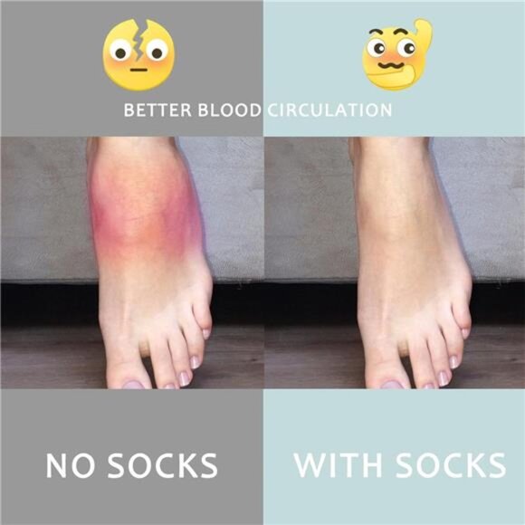 Compression Socks for Women Men 3Pairs Graduated Compression Support Circulation - Picture 3 of 6